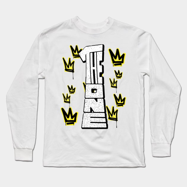 King Crown Dream Graphic Long Sleeve T-Shirt by Dartees